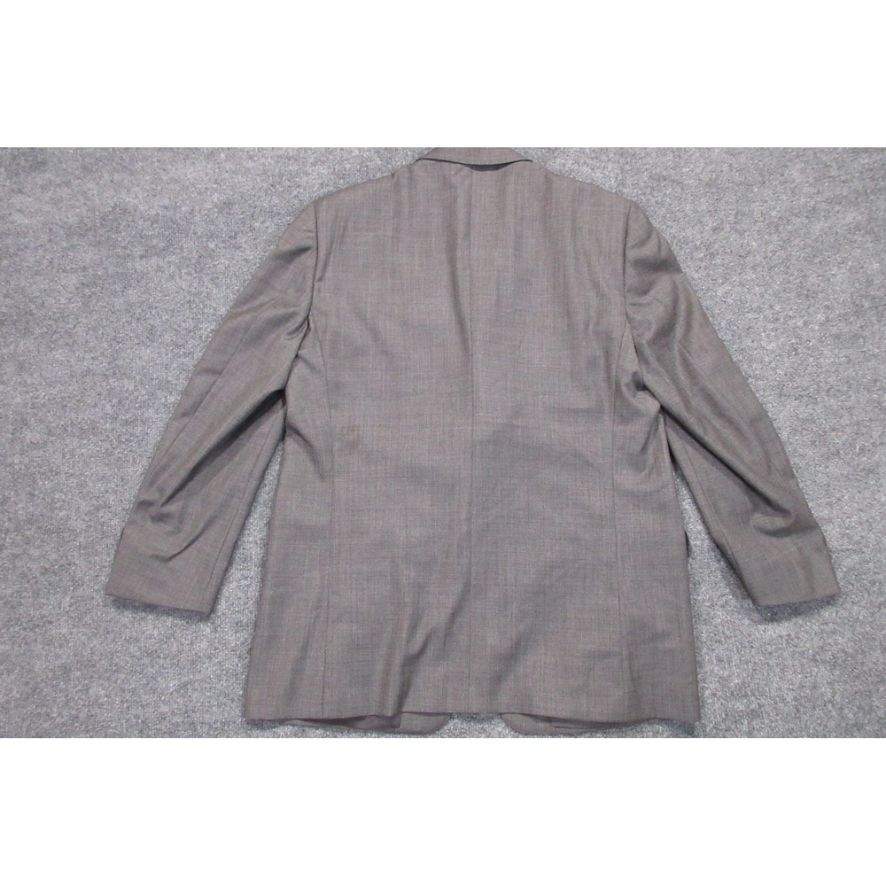 Ermenegildo Zegna Blazer Mens 56 Gray Wool Three Button Lined Suit Jacket US 46R - Picture 11 of 13